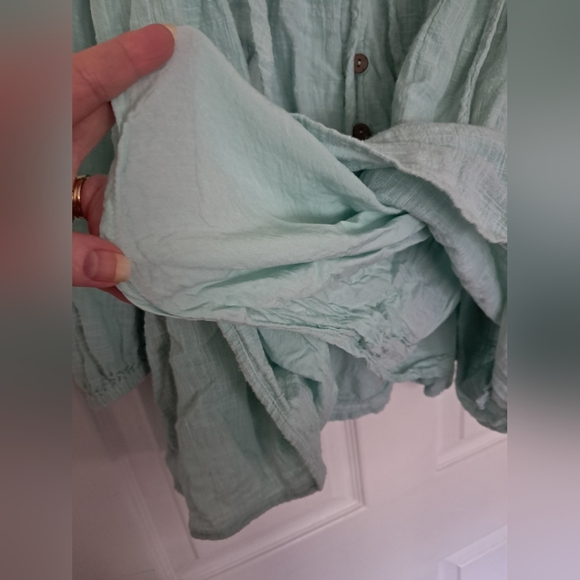 Free People Summer Struttin' Mini in Aqua Teal Size L - Picture 8 of 13